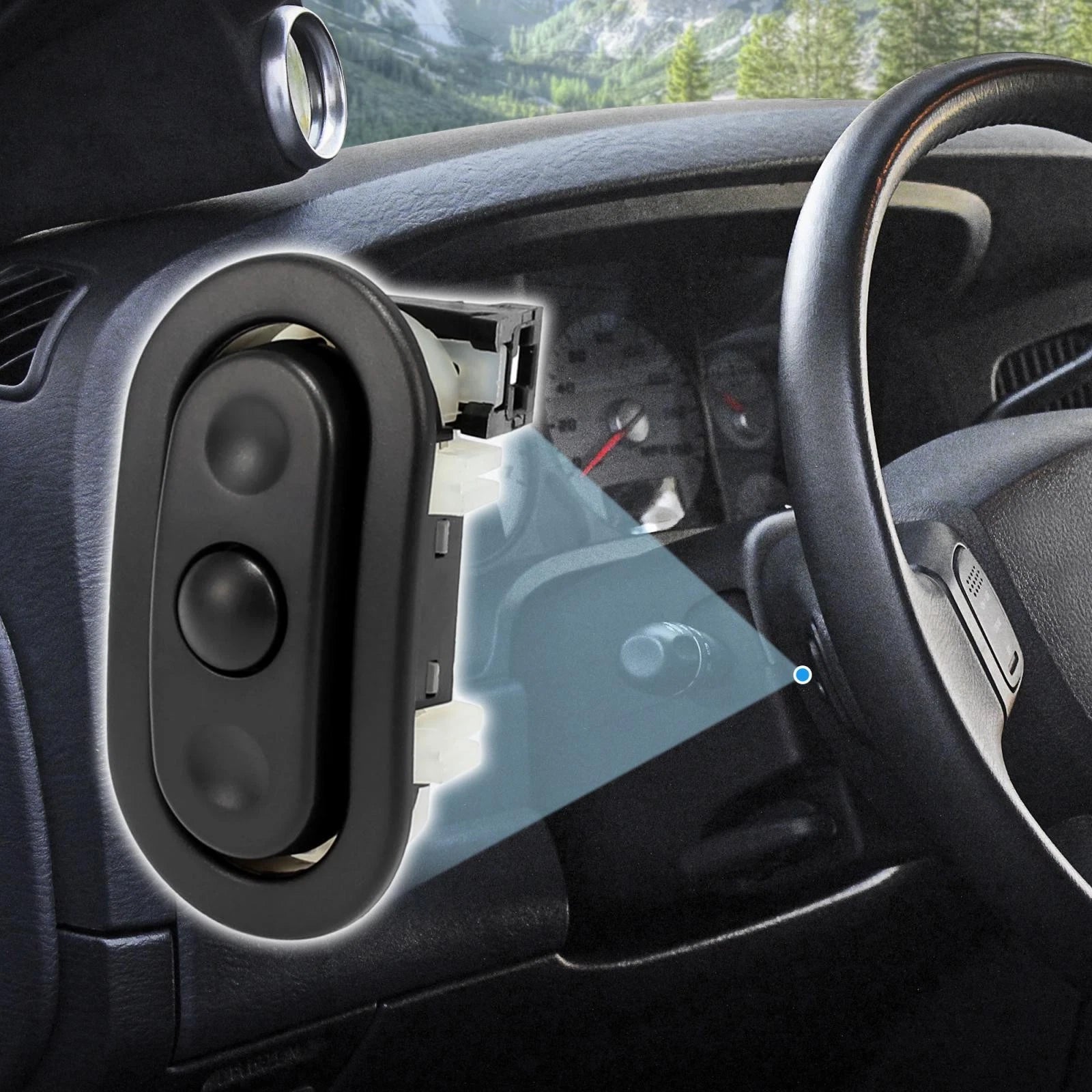 Steering Wheel Radio Left Control Switch Replacement for Dodge Chrysler (2014–2018)