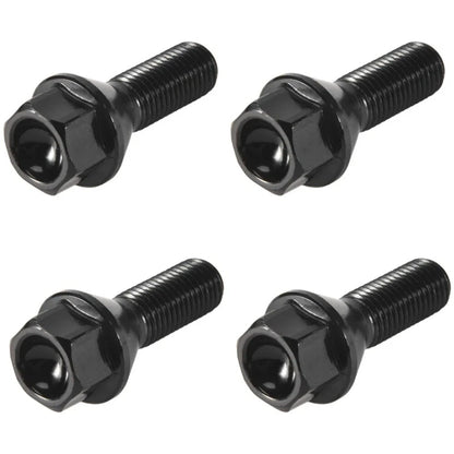 Set of 4 M12x1.5 Wheel Lug Bolts 36136781150 for BMW E81 E46 E90 E39 E60 E63 E38 E31