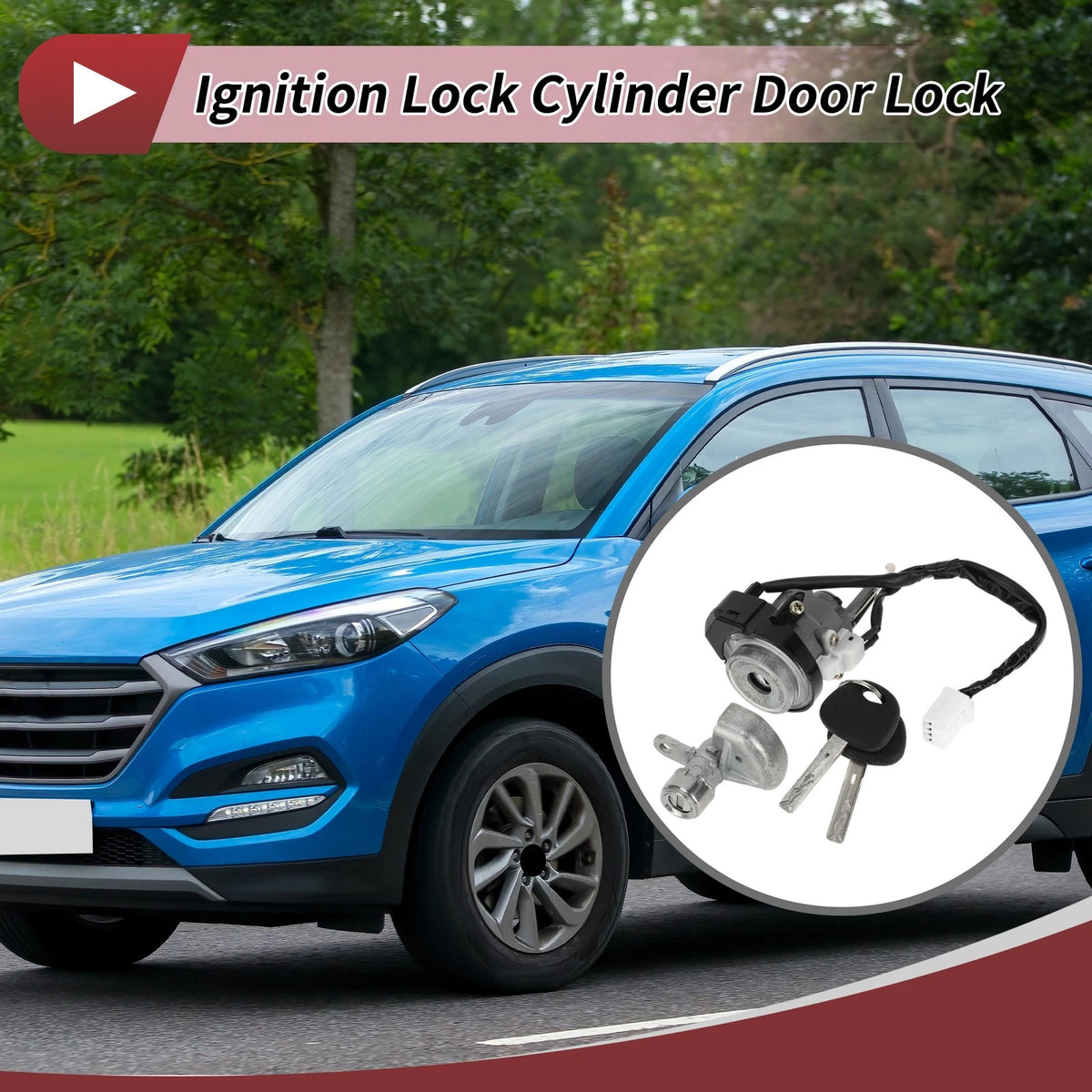 Ignition Lock Cylinder Replacement for Hyundai Tucson (2015–2021)