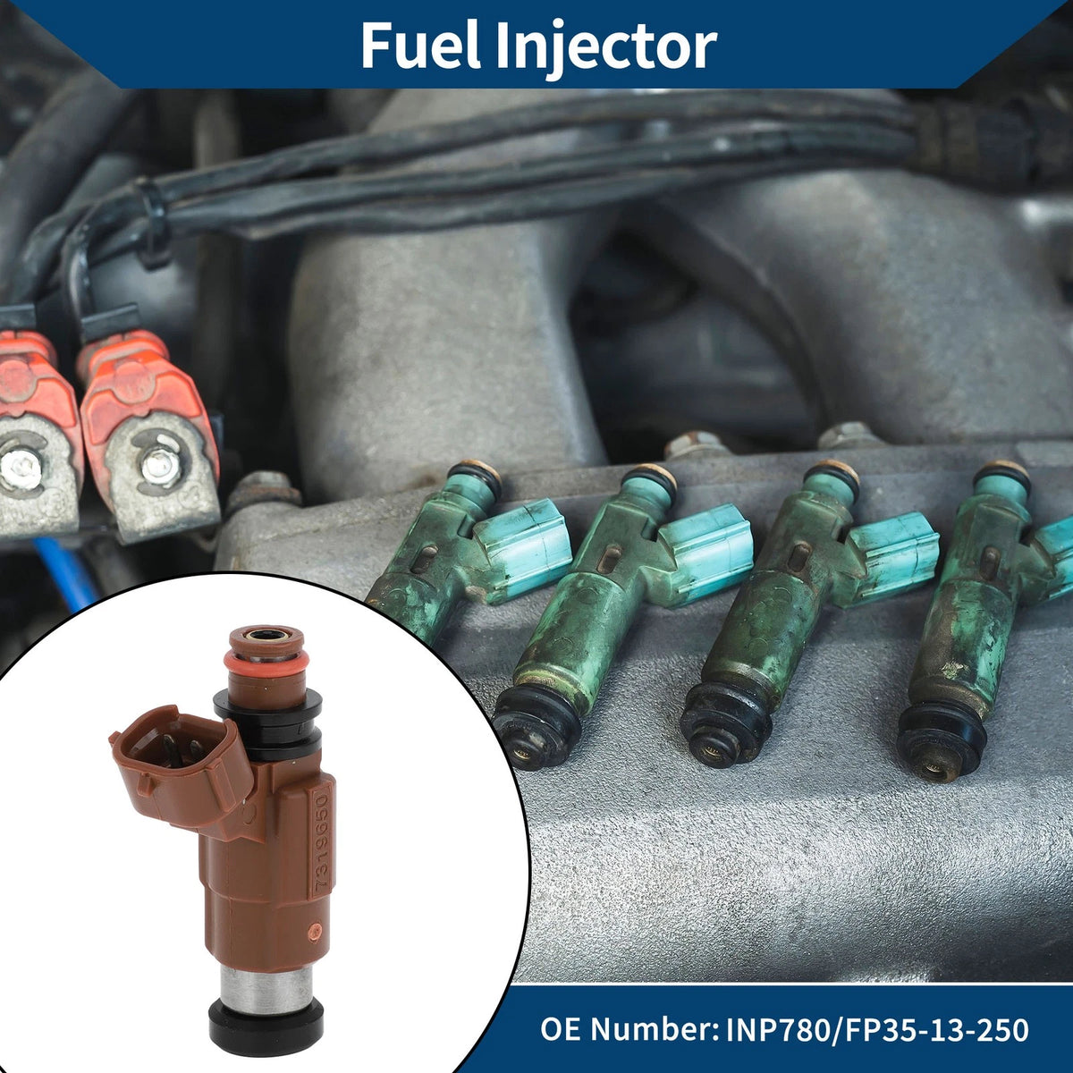 Fuel Injector Replacement for Mazda 626 ES 2.0L (2000–2001) 1 Piece