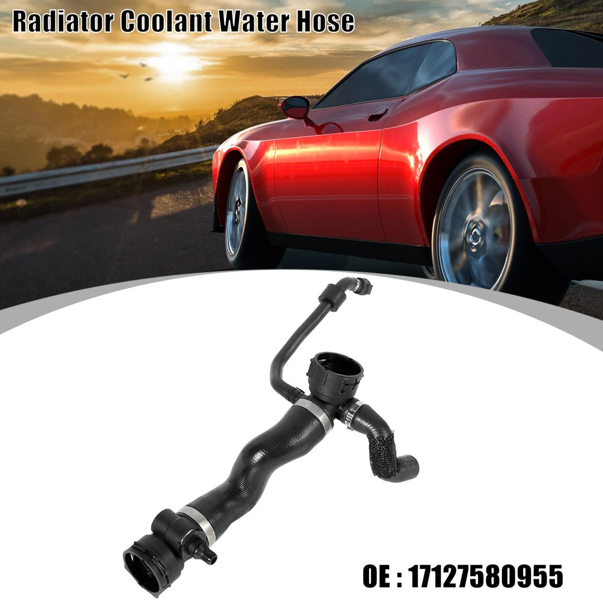 Coolant Water Hose from Expansion Tank for BMW 740i (2010–2012)