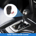 Gear Shift Knob Cover Set for Volkswagen Golf (2015–2019) Pebbled Black Red