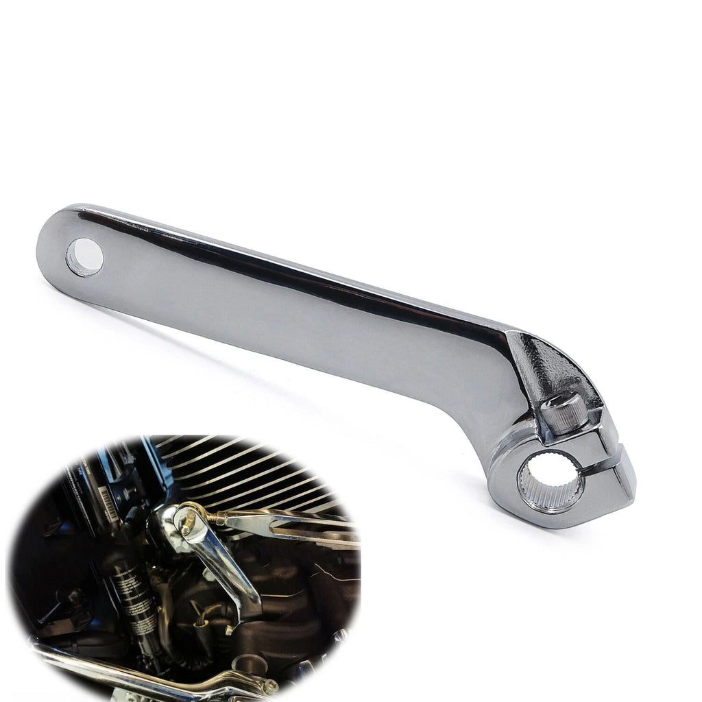 Chrome Adjustable Inner Shift Rod Lever for Harley FLT/Road Glide (1982–2018)