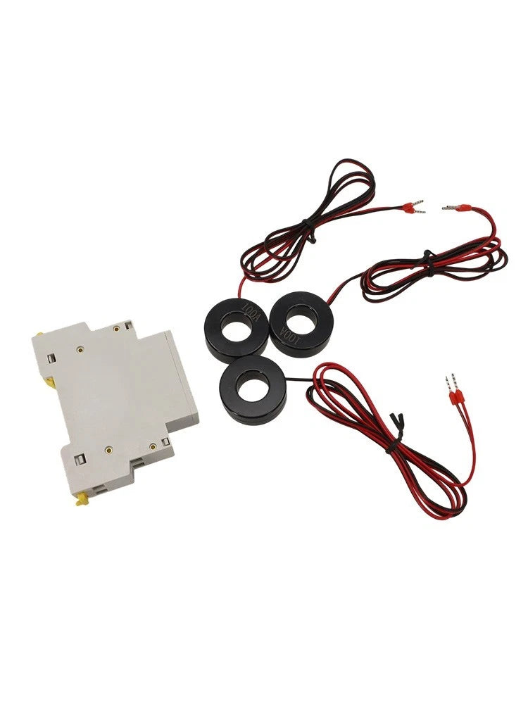 Secure Fixing Double Snap Design Current Meter Gauge for Three Phase Systems