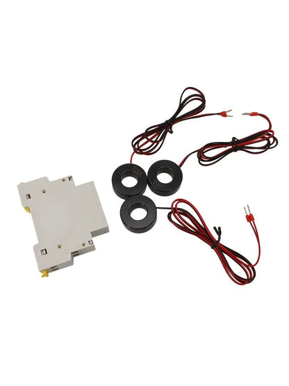 Secure Fixing Double Snap Design Current Meter Gauge for Three Phase Systems