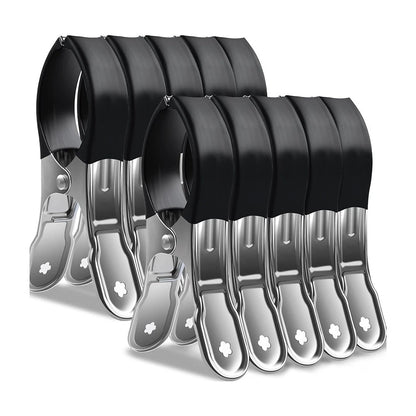 Set of 10 Windproof Towel Clips for Beach Chairs
