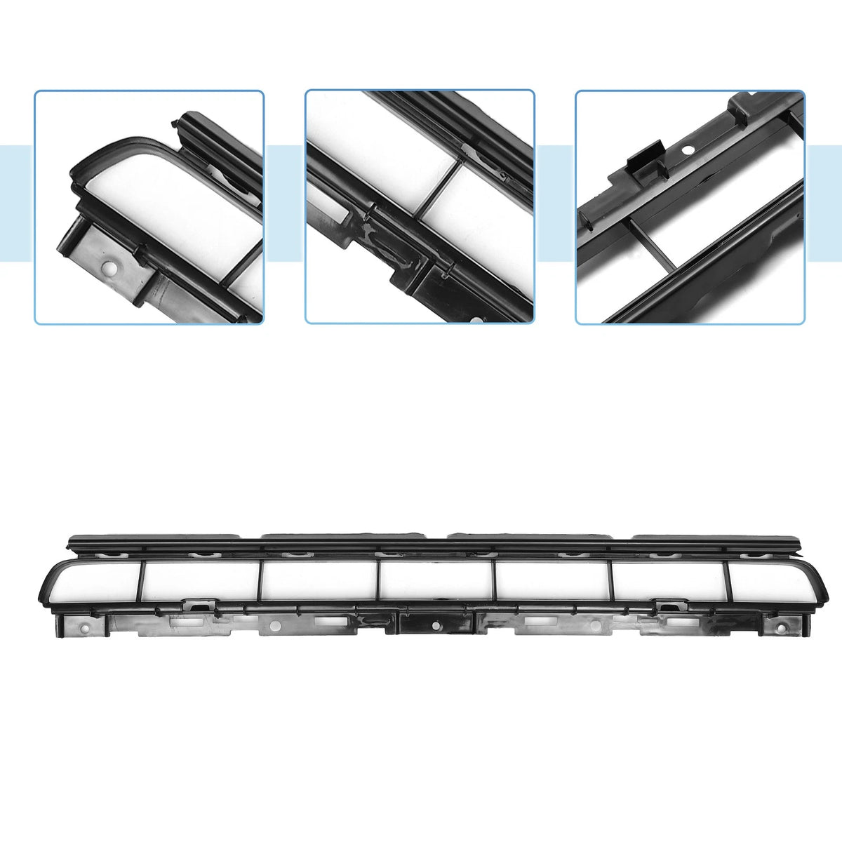 Front Lower Bumper Grille for Audi A4 B9 (2016–2018) No.8W0807683 Black
