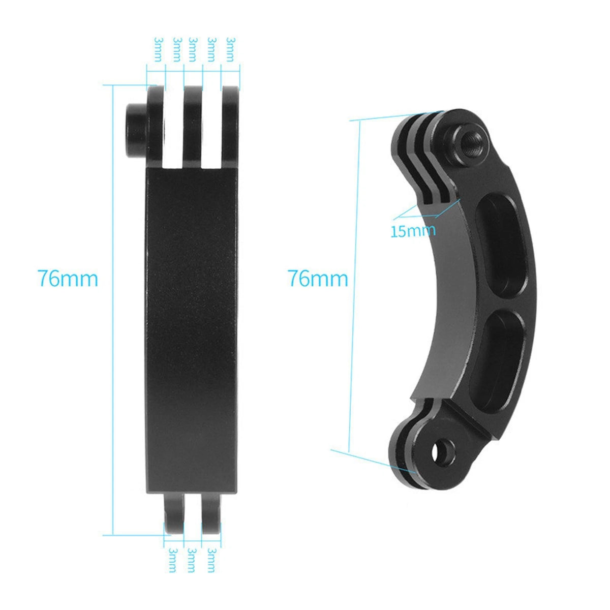 Helmet Extension Arm Bracket for GoPro OSMO Action Camera