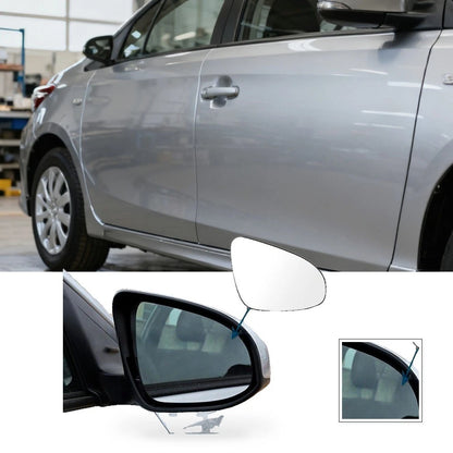 Rearview Mirror Glass Left for Toyota Yaris Vios (2014–2018) 87931-0D660