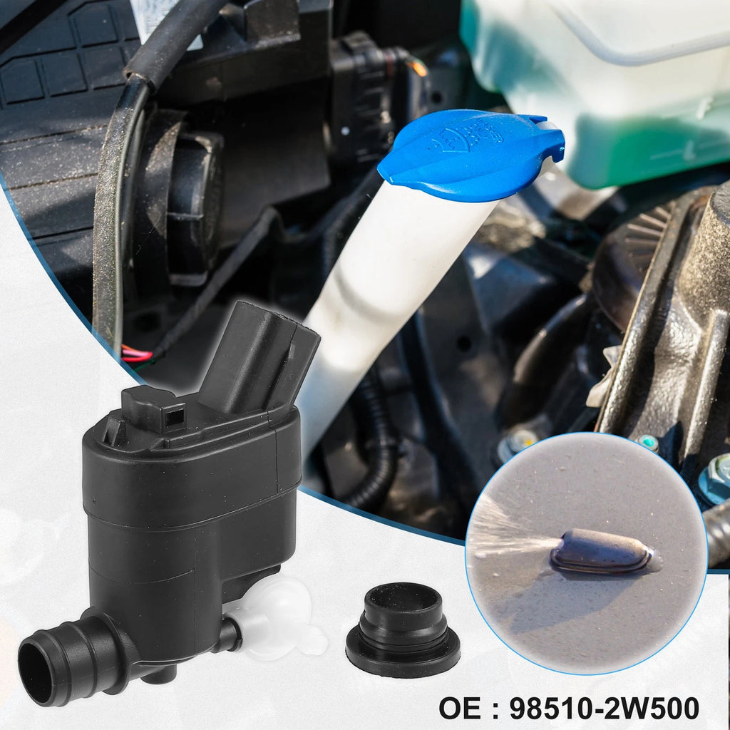 Windshield Washer Motor Pump Set Replacement for Hyundai Elantra GT 2018-2020