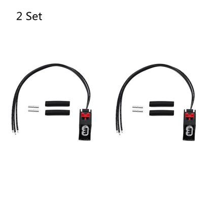 2Pcs Turn Signal Light Pigtail Harness Plug for Jeep Wrangler JK (2007–2018)
