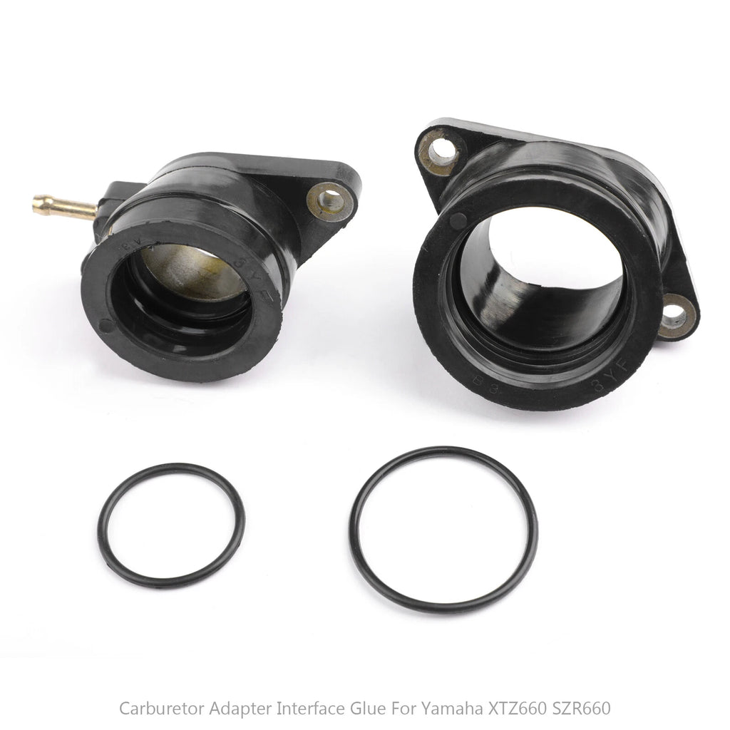 2X Carb Intake Manifold Boots for Yamaha SZR660 (1995–1998) XTZ660 Tenere (1991–1999) T9