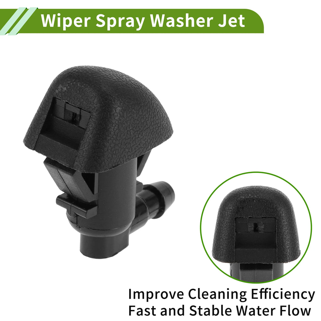 Windshield Washer Nozzle with Hose Connector for Honda