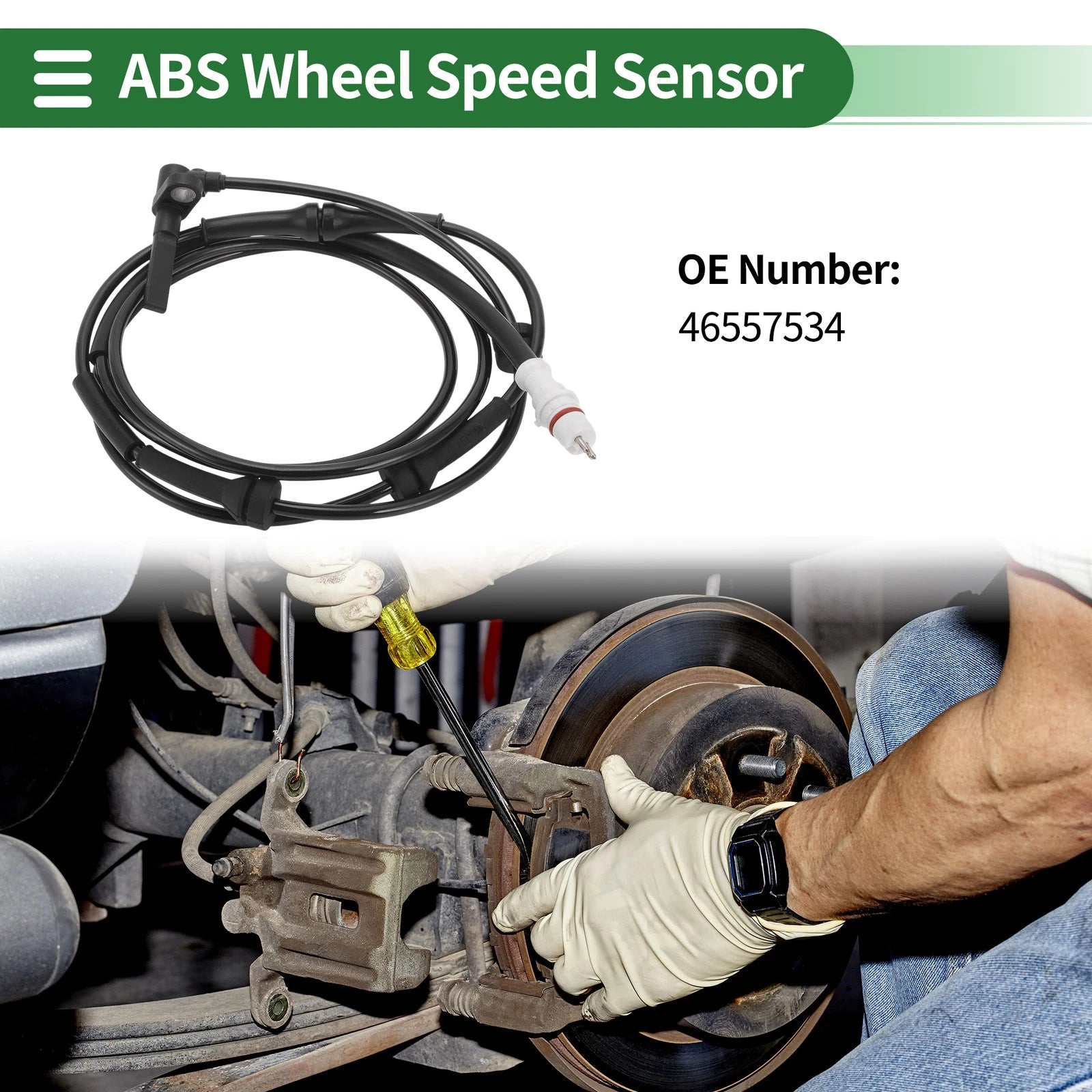 ABS Wheel Speed Sensor No. 46557534 for Alfa Romeo 147 (2000–2010)