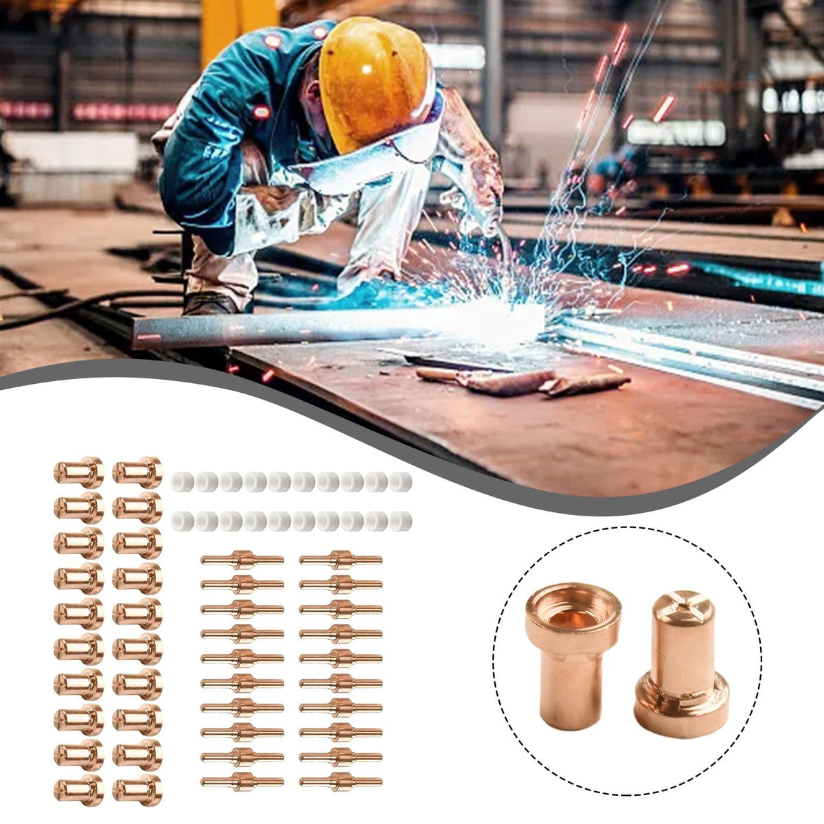 60 Nozzle Tips for CUT40 Torch