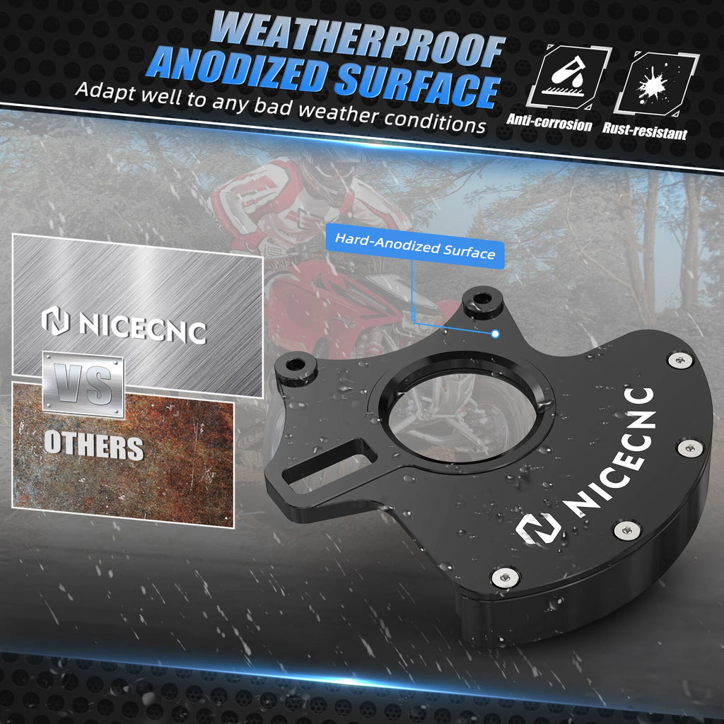 Rear Caliper Bracket Rotor Guard for Honda TRX450ER (2006–2014)