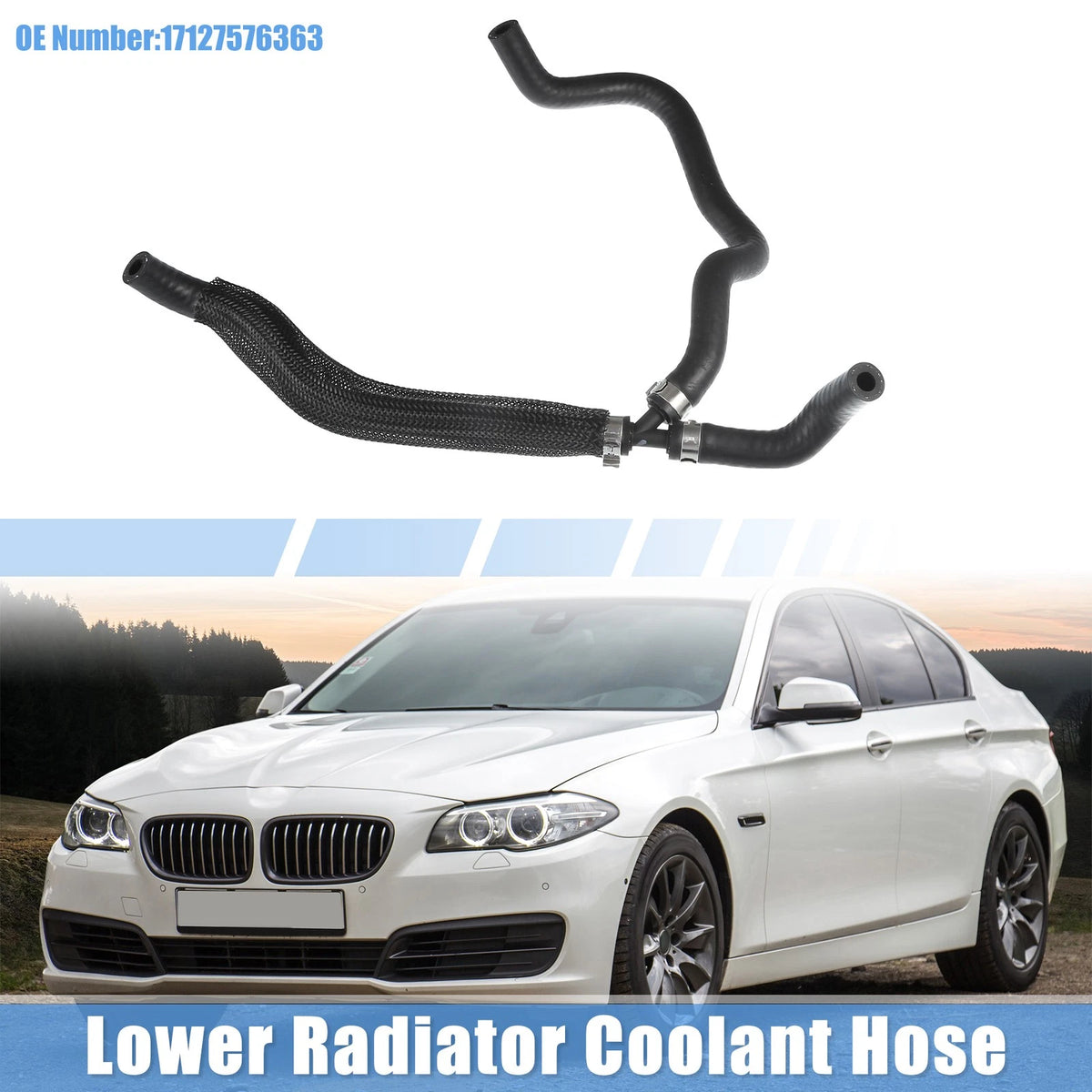 Radiator Coolant Hose Replacement for BMW 550i Base (2011–2013)