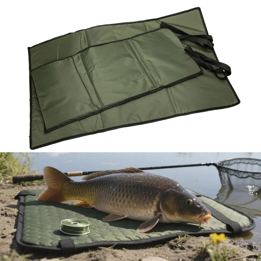 Fishing Unhooking Pad for Carp Fishing (Foldable, 3 Layer)