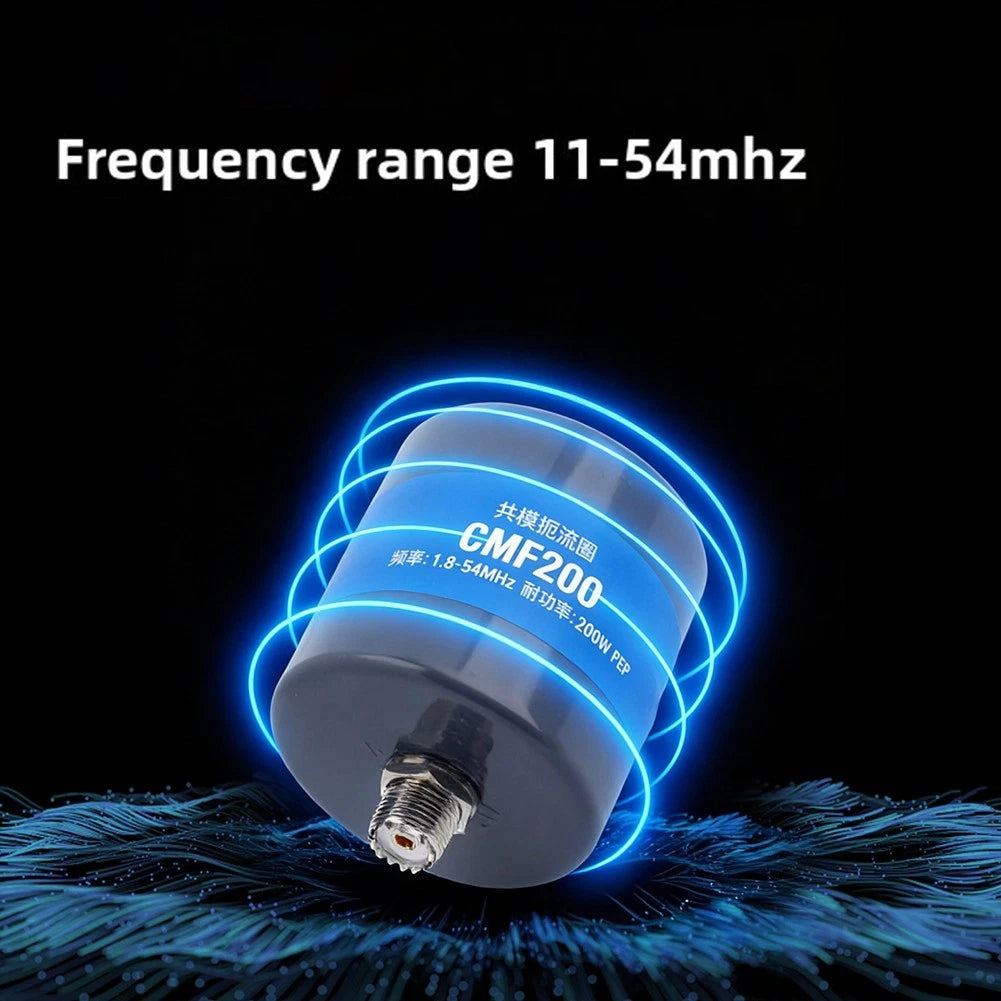 Common Mode Choke CMF200 for shortwave RX/TX (1.8 to 54 MHz, 200W PEP)