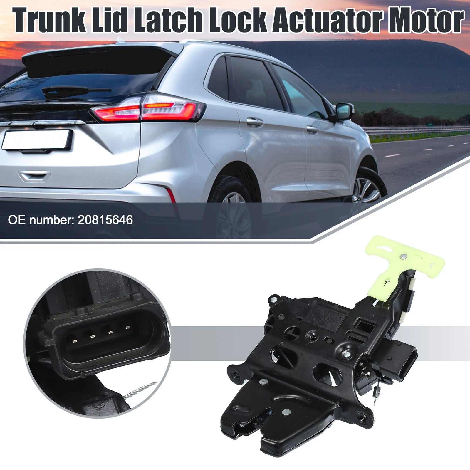 Trunk Lid Latch Lock Actuator Motor Replacement for Chevrolet Malibu (2005–2010)