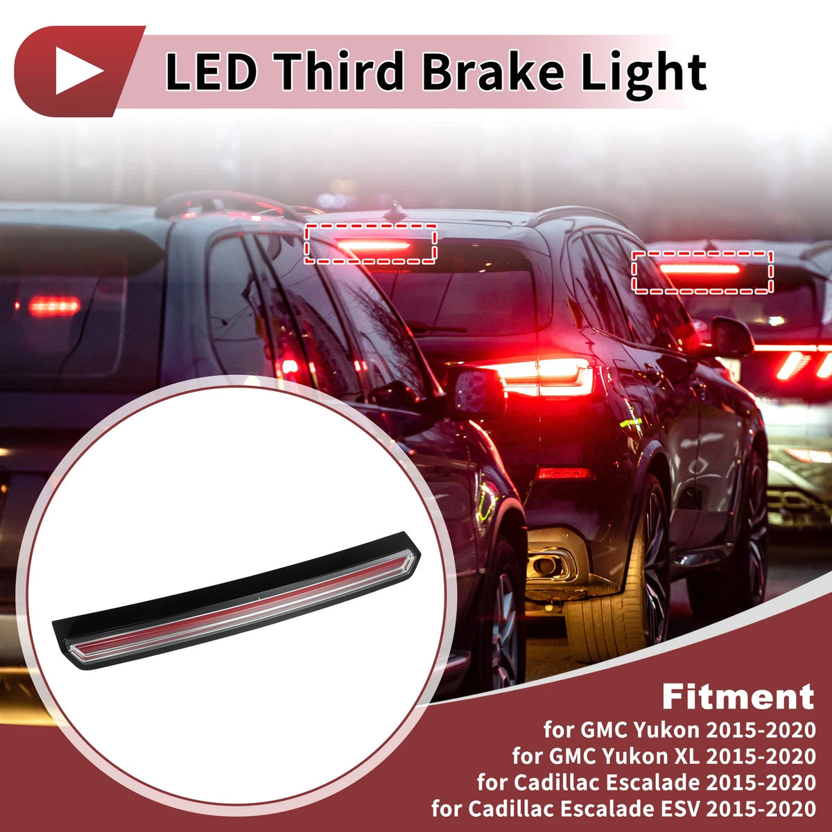 LED Third Brake Light for GMC Yukon XL (2015–2020) 923-117