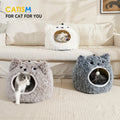 Cat Bed Cave for Dogs Cats Self Warming (Comfortable Soft Plush)