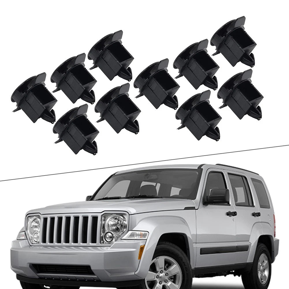 10Pcs Sill Rocker Panel Trim Clips for Jeep Liberty (2002–2013)