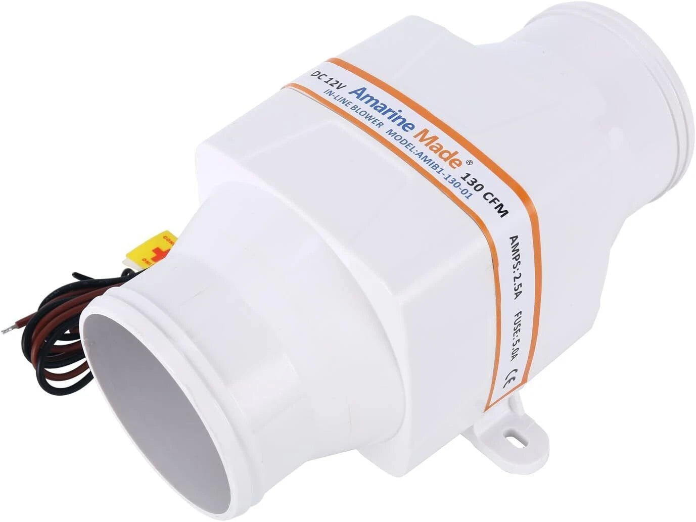 3 Inch Bilge Blower Fan for Marine Cabin (12V, 130 CFM)