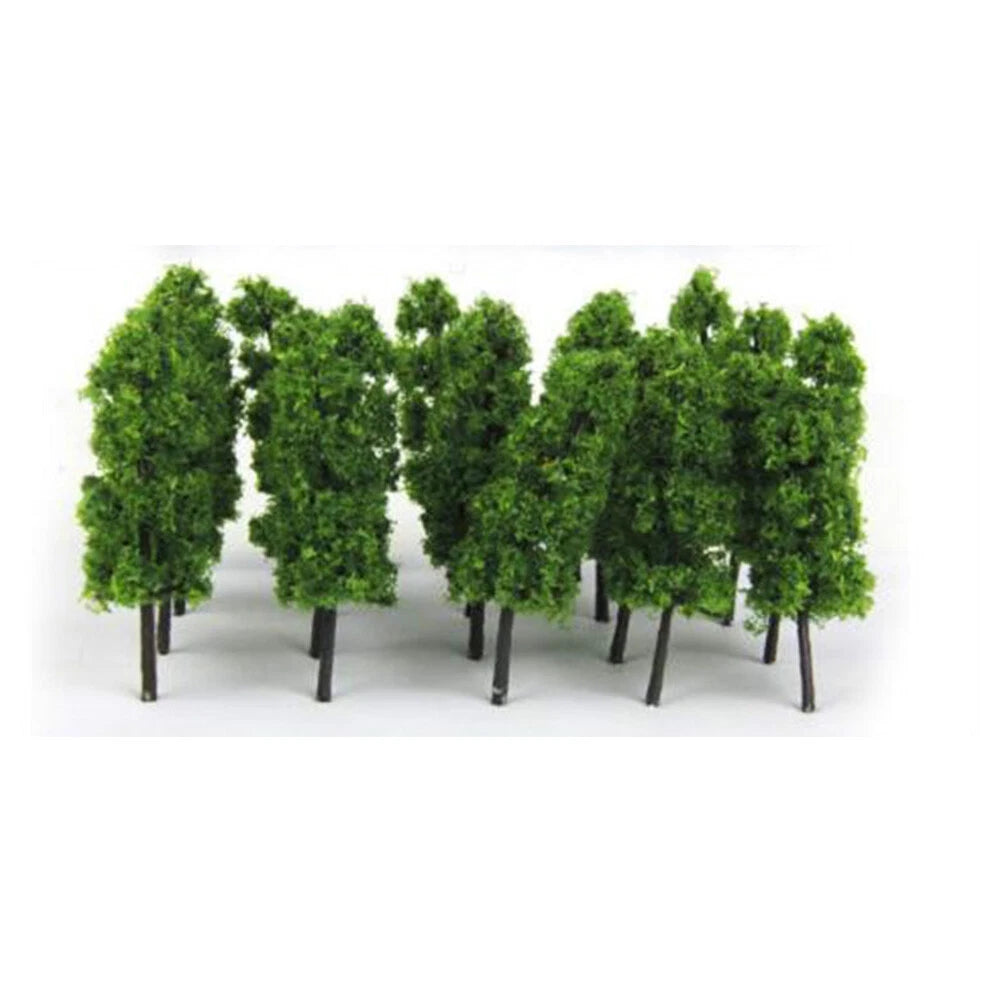 20x Model Tree for HO OO Scale Train Railroad Layout Diorama 8cm