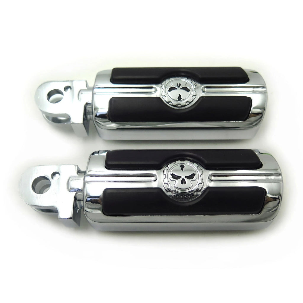 Chrome Gear Skull Footpeg for Triumph Speedmaster (2003–2014)