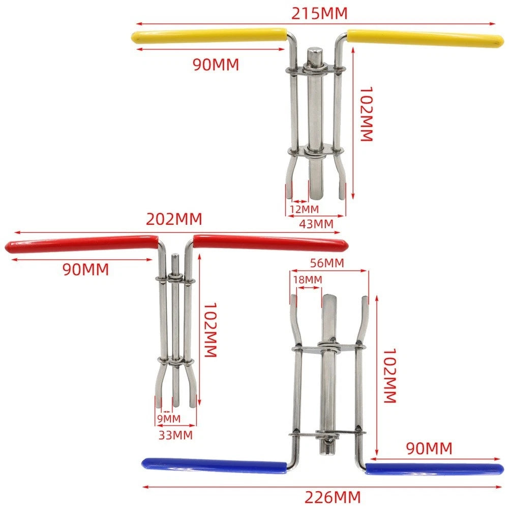 3 Piece Hydraulic Seal Installer Kit for Cylinder Rod Seals