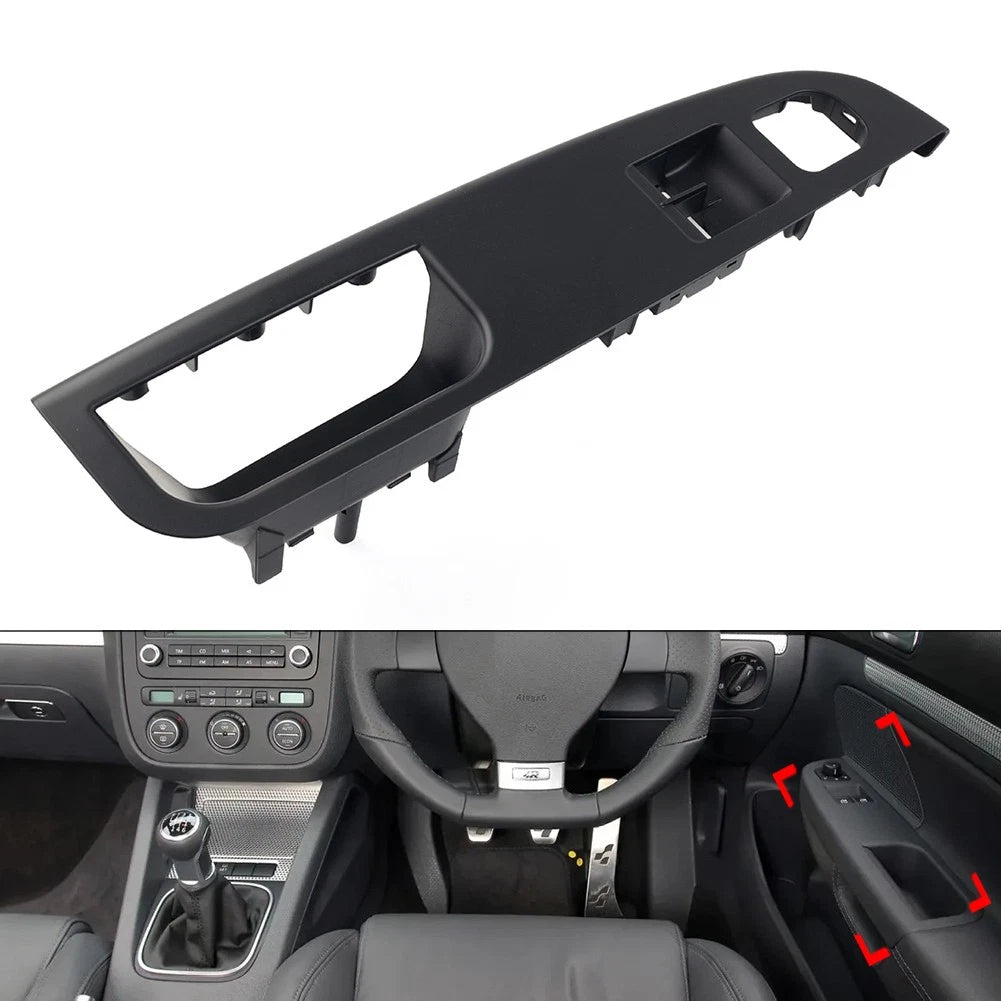 Car Window Switch Control Panel Trim for VW Golf 5 R32 Jetta (2003–2009)