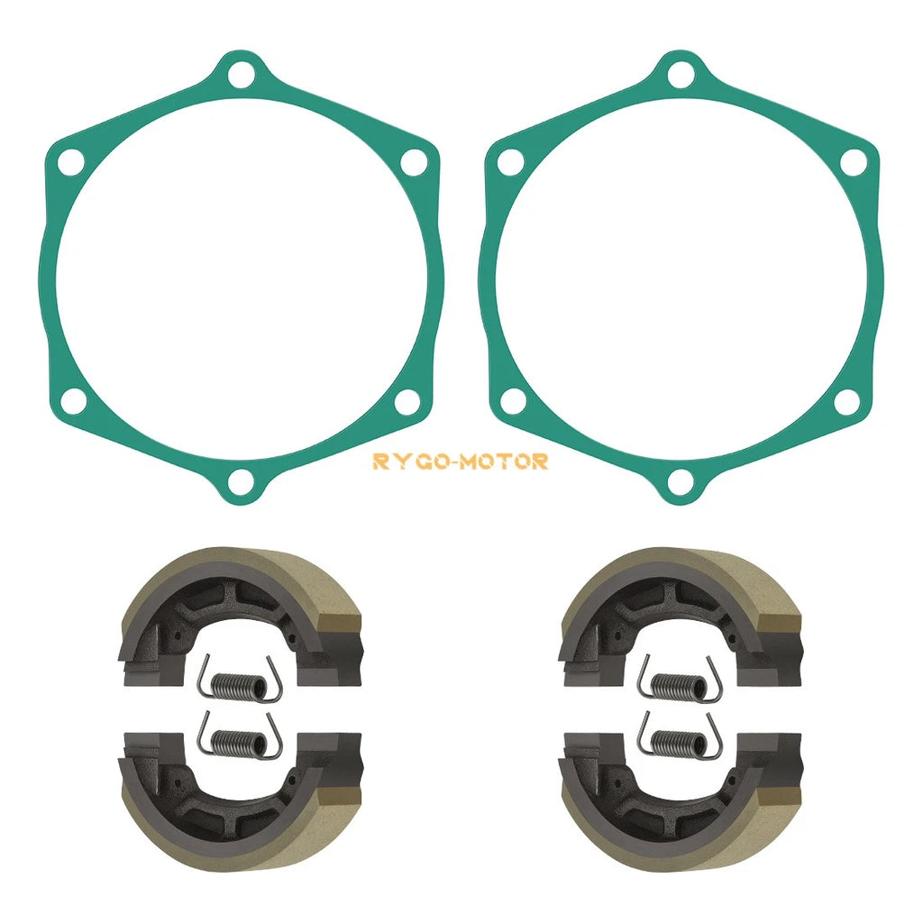 Set of 4 Brake Shoes w/ Springs for John Deere 650 670 Tractors