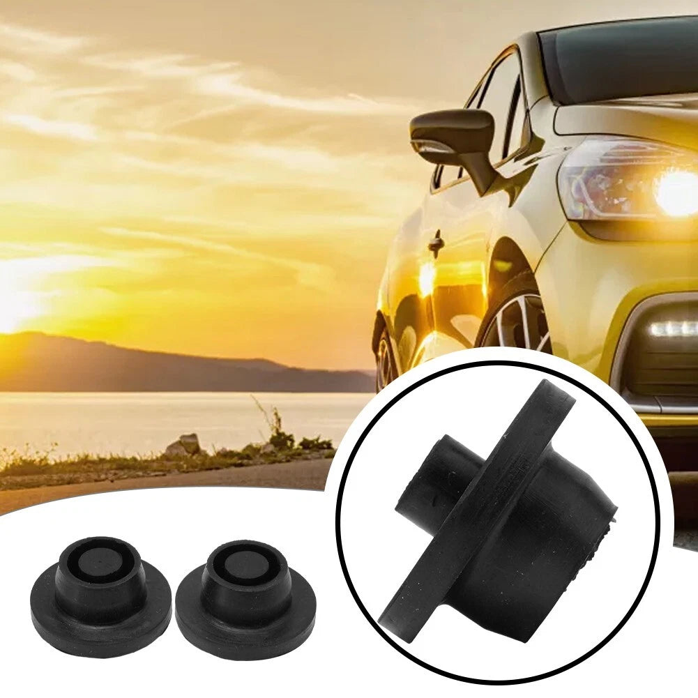 2X Upper Insulator Radiator Mount Bushing Rubber for Toyota
