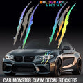 Claw Mark Decals for Car Headlights (Waterproof)