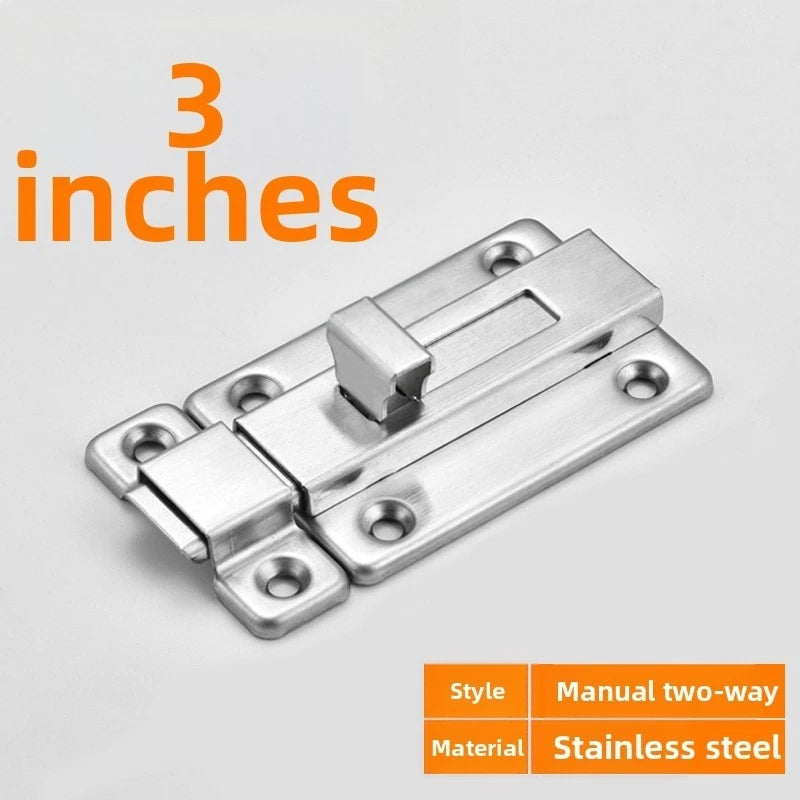Stainless Steel Spring Door Latch Bolt for Manual Automatic Locks (2-4 Inch)