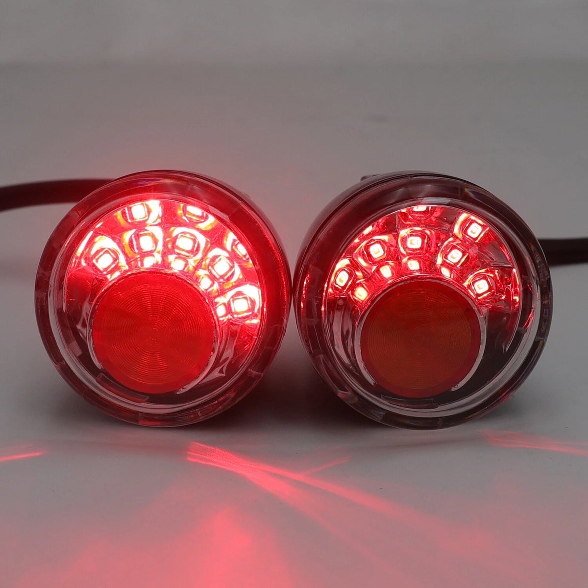 Clear LED Run Brake Turn Signal Indicator Light for Harley XL 883 1200 (1992–2017)