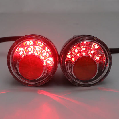 Clear LED Run Brake Turn Signal Indicator Light for Harley XL 883 1200 (1992–2017)