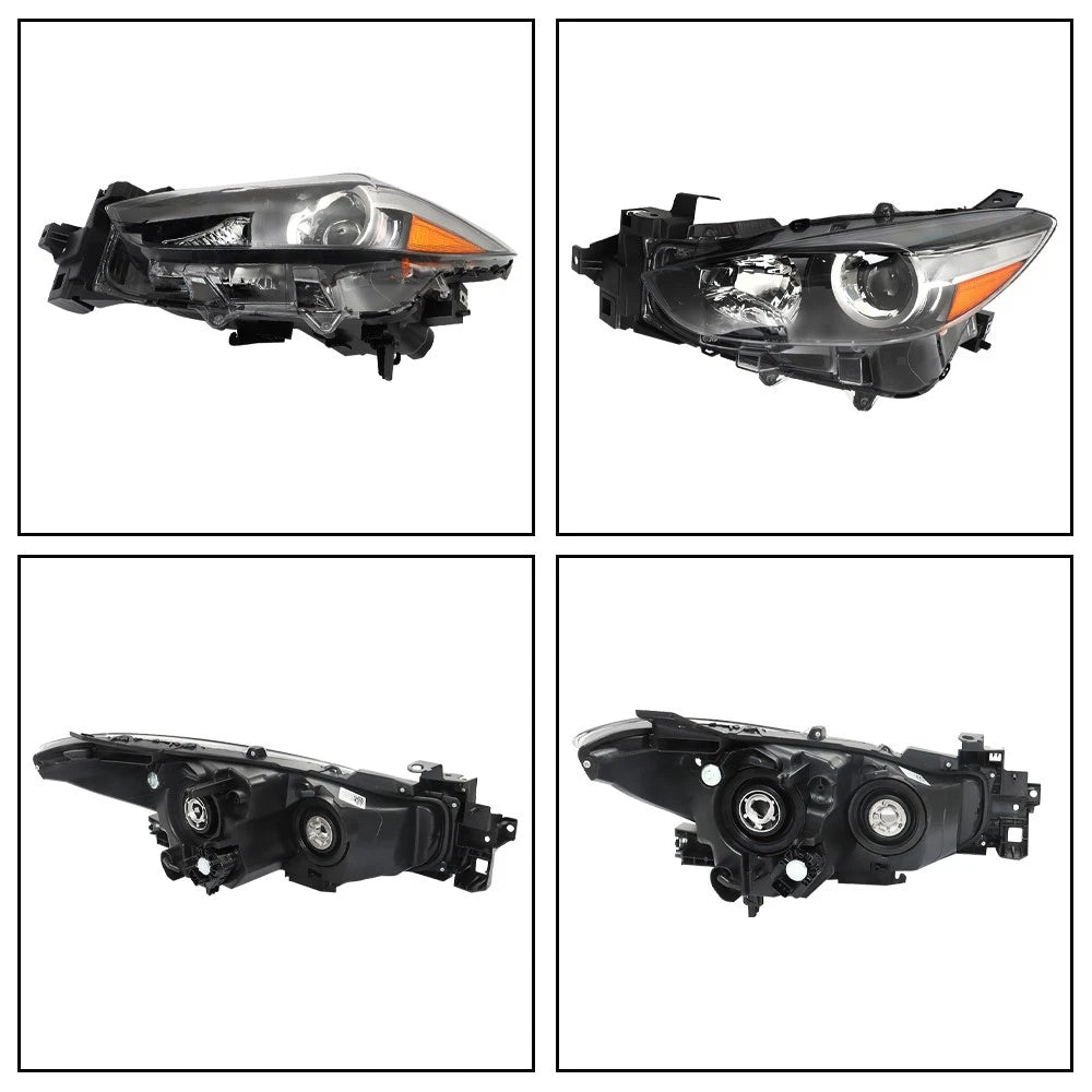 Headlamp Assembly LH for Mazda 3 (2017–2018) - Clear Halogen