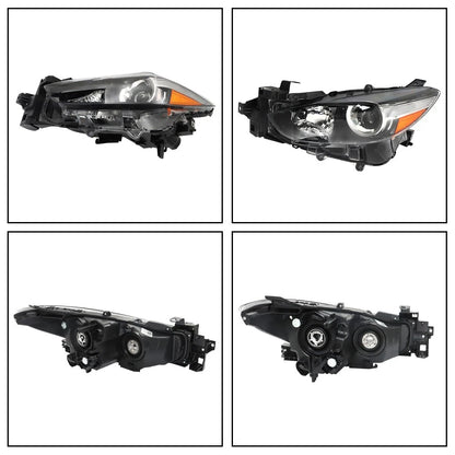 Headlamp Assembly LH for Mazda 3 (2017–2018) - Clear Halogen