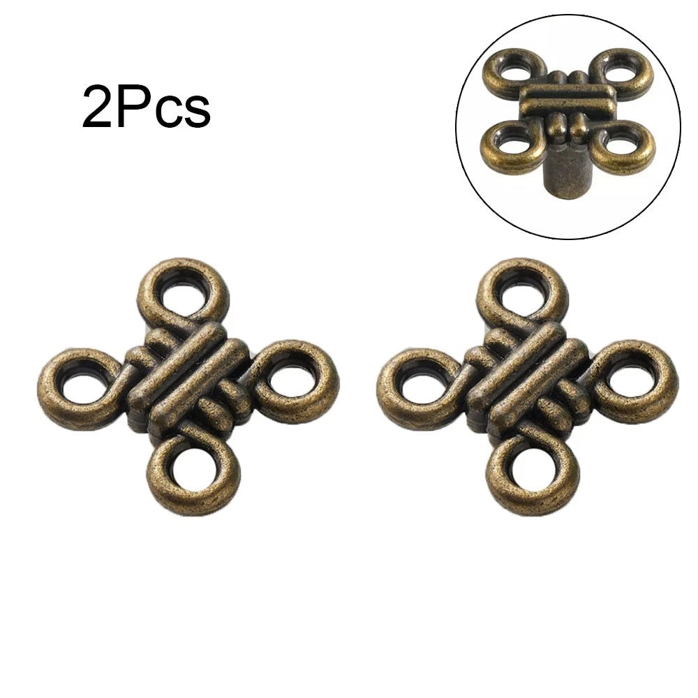 2Pcs Zinc Alloy Small Handle Antique Single Hole Drawer Cabinet Door Knob Pull