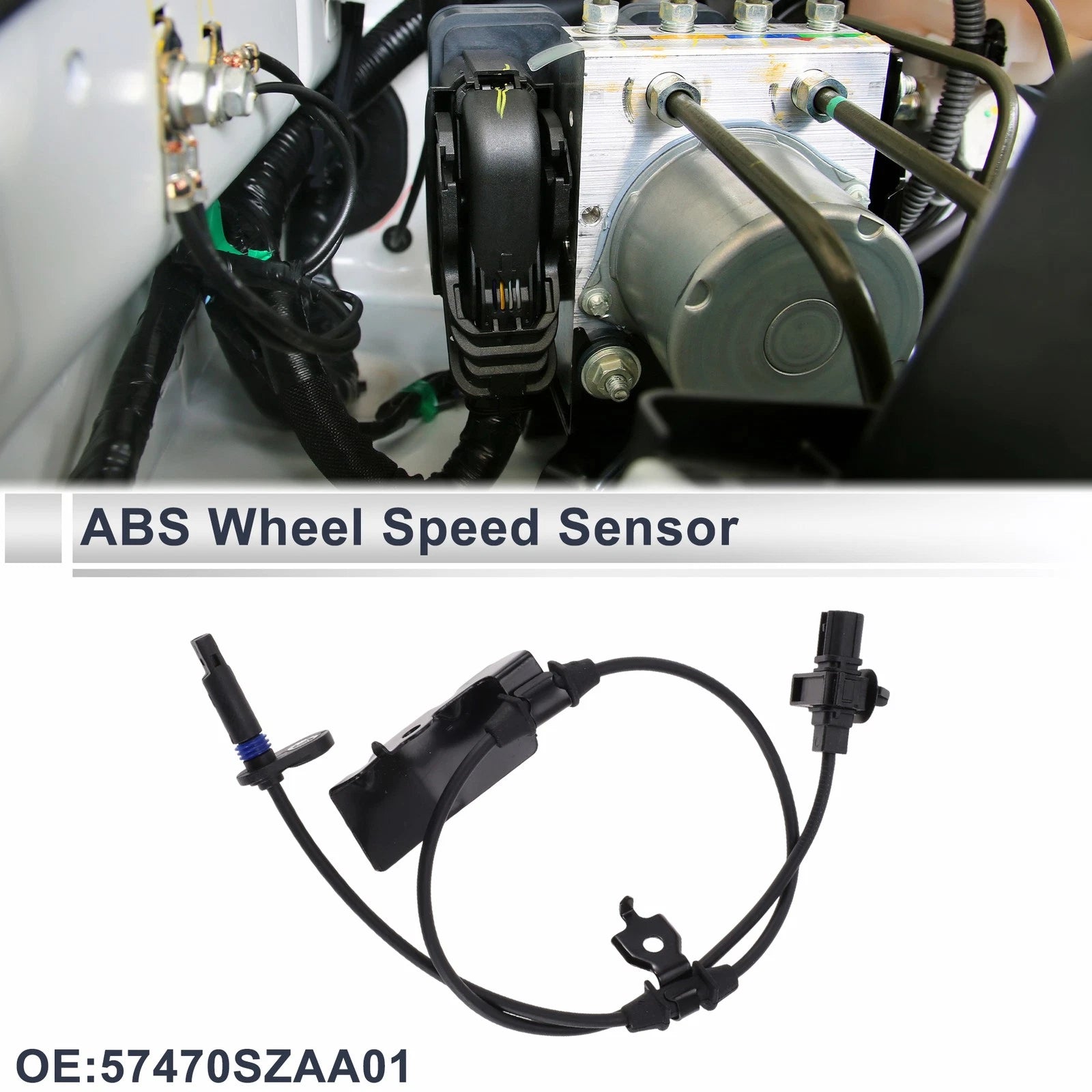ABS Wheel Speed Sensor Rear Right Replacement for Honda Pilot (2009–2015)