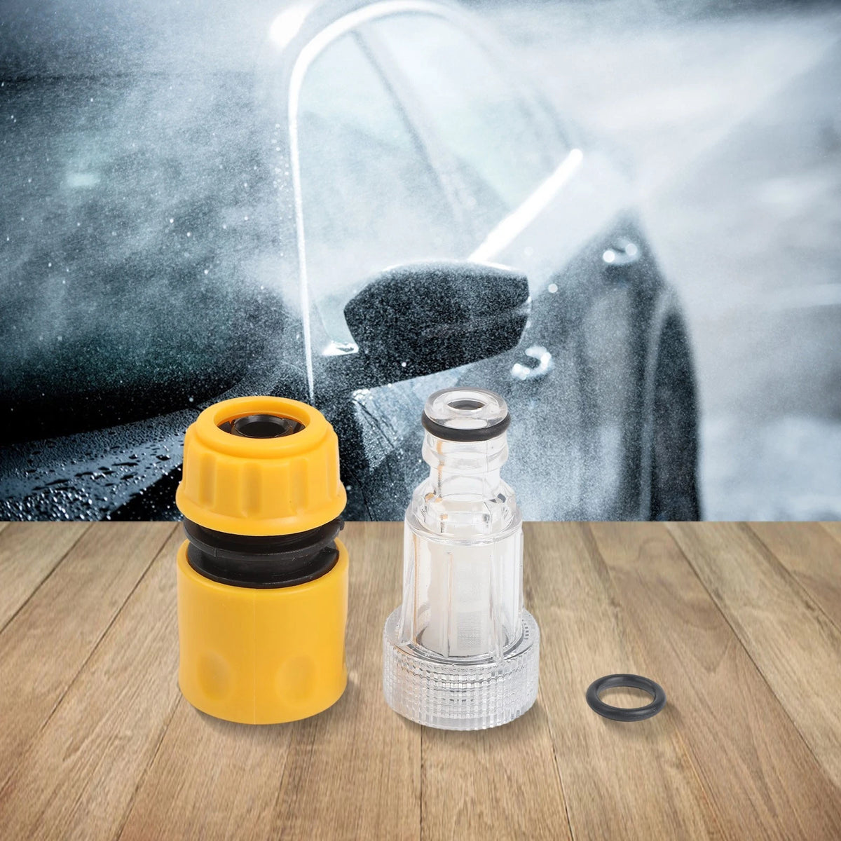 Pressure Connector Quick Tap Washer Adaptor for Garden Hose
