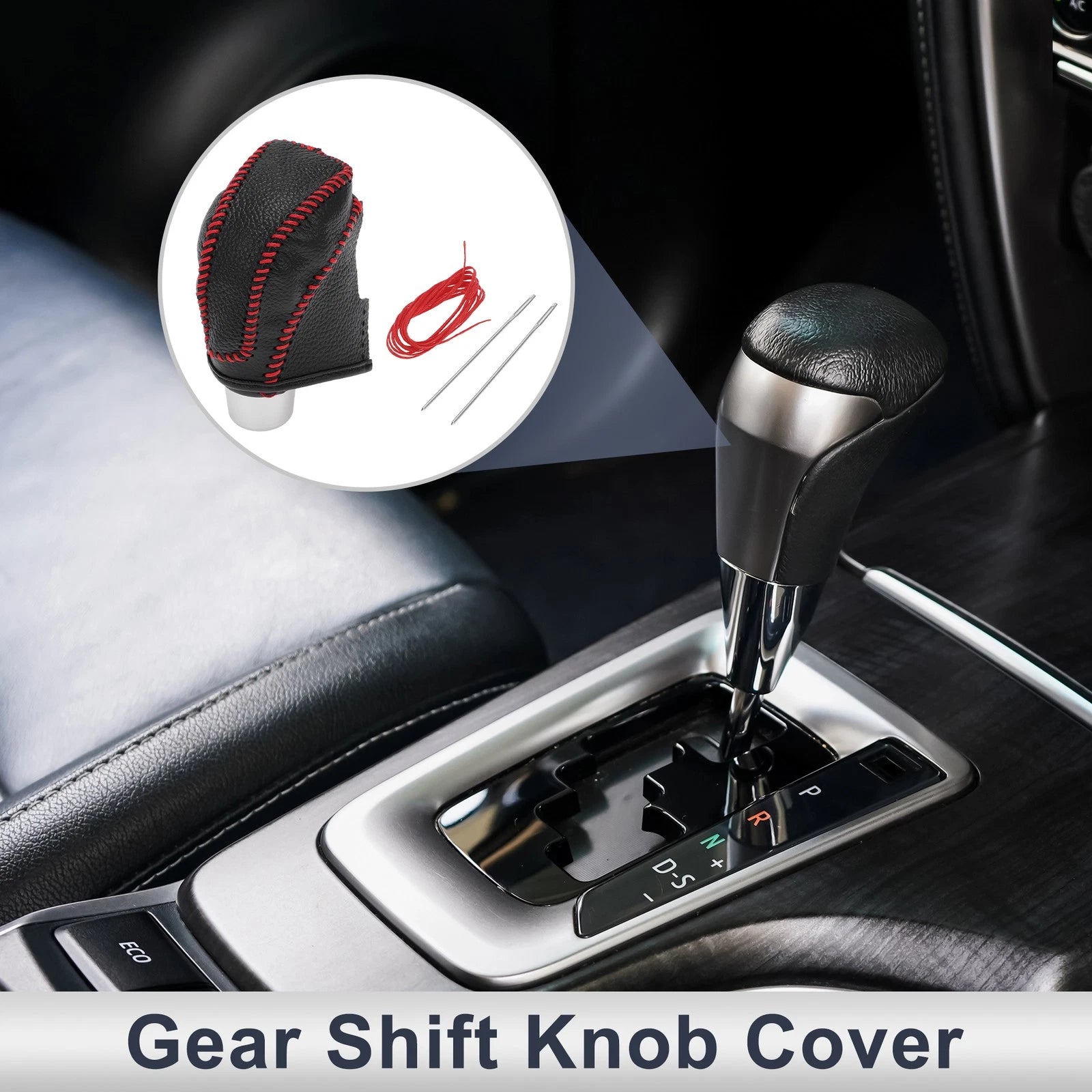 Gear Shift Knob Cover Replacement for Subaru Impreza (2017–2023) Pebbled Black