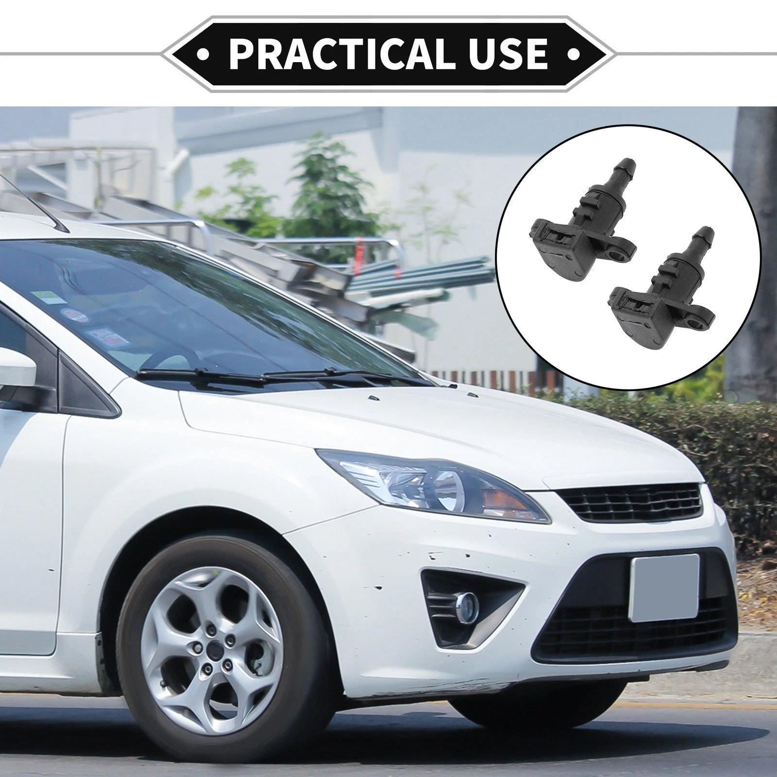 2X Windshield Washer Nozzle for Kia Ceed (2012–2018) No. 98630A2900