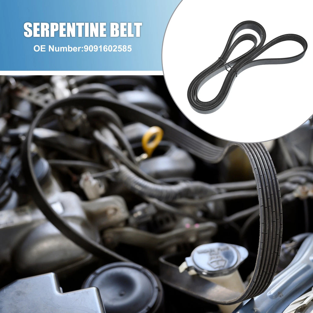 Serpentine Belt V-Ribbed Replacement for Chevrolet Corvette (1984–1984)