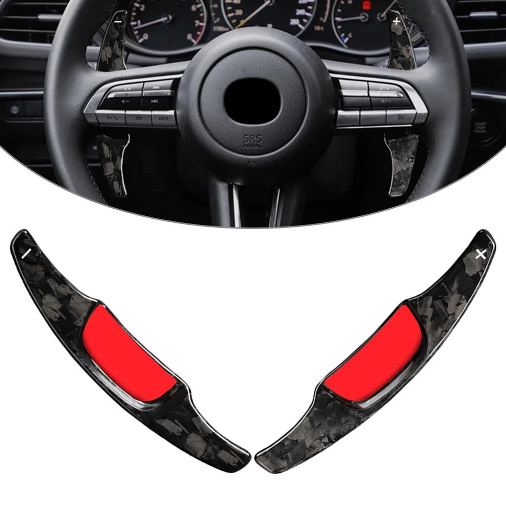 Carbon Fiber Paddle Shifter Extensions for Mazda 3 (2020–2021) Pair
