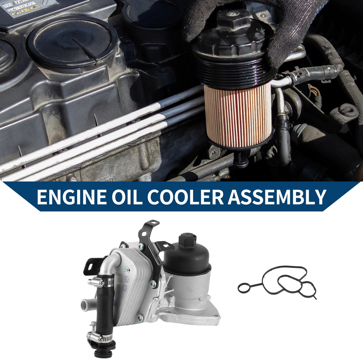 Oil Filter Housing for Land Rover Freelander 2 2.2 Diesel (2006–2014) No.LR006653