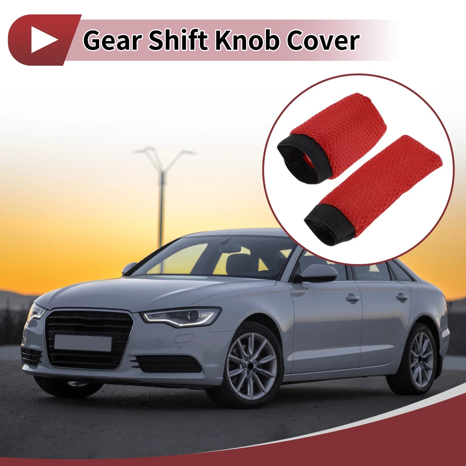 Gear Knob Protector Cover for - Red