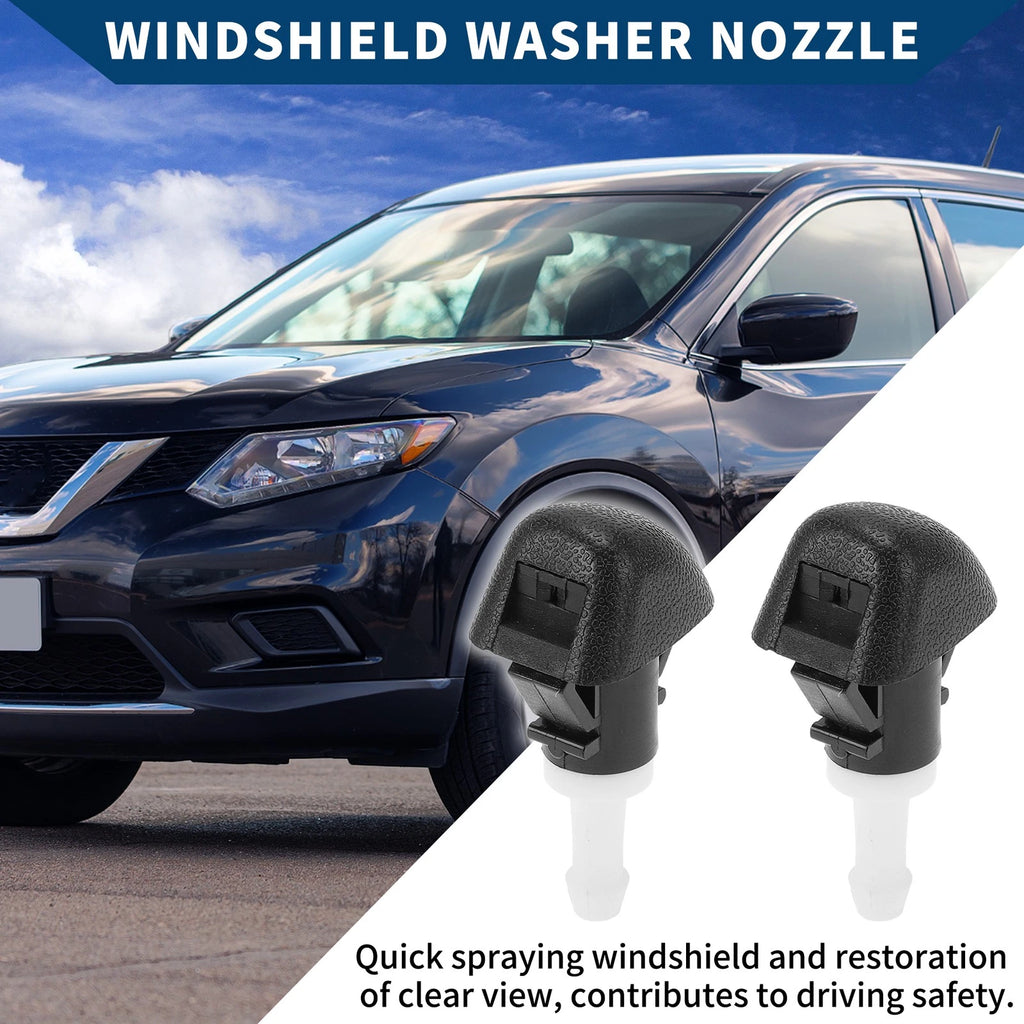 2 Pcs Front Windshield Washer Nozzles Replacement for Subaru Outback Legacy (2010–2017)